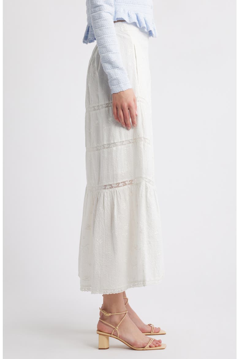 Ritson Cotton Skirt, Alternate, color, WHITE