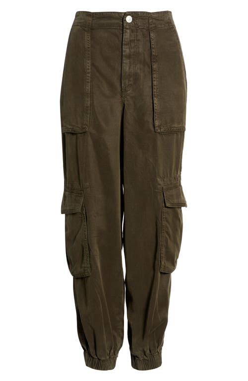 Allsaints Frieda Cargo Joggers In Green