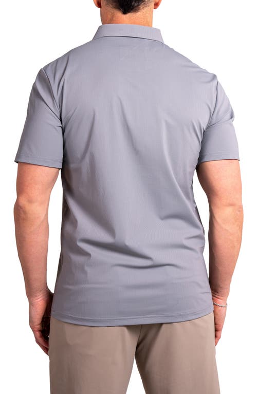 Maceoo Golfascension Stretch Nylon Polo In Purple