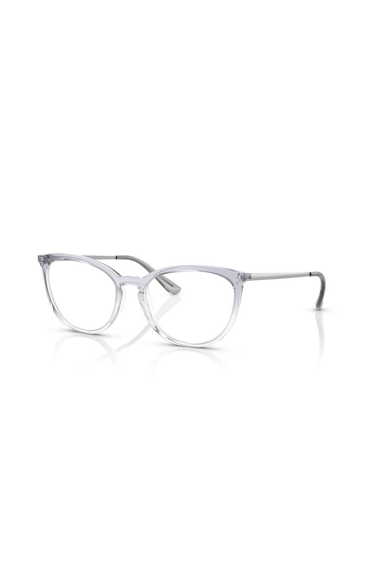 53mm Cat Eye optical glasses, Main, color, Clear Blue