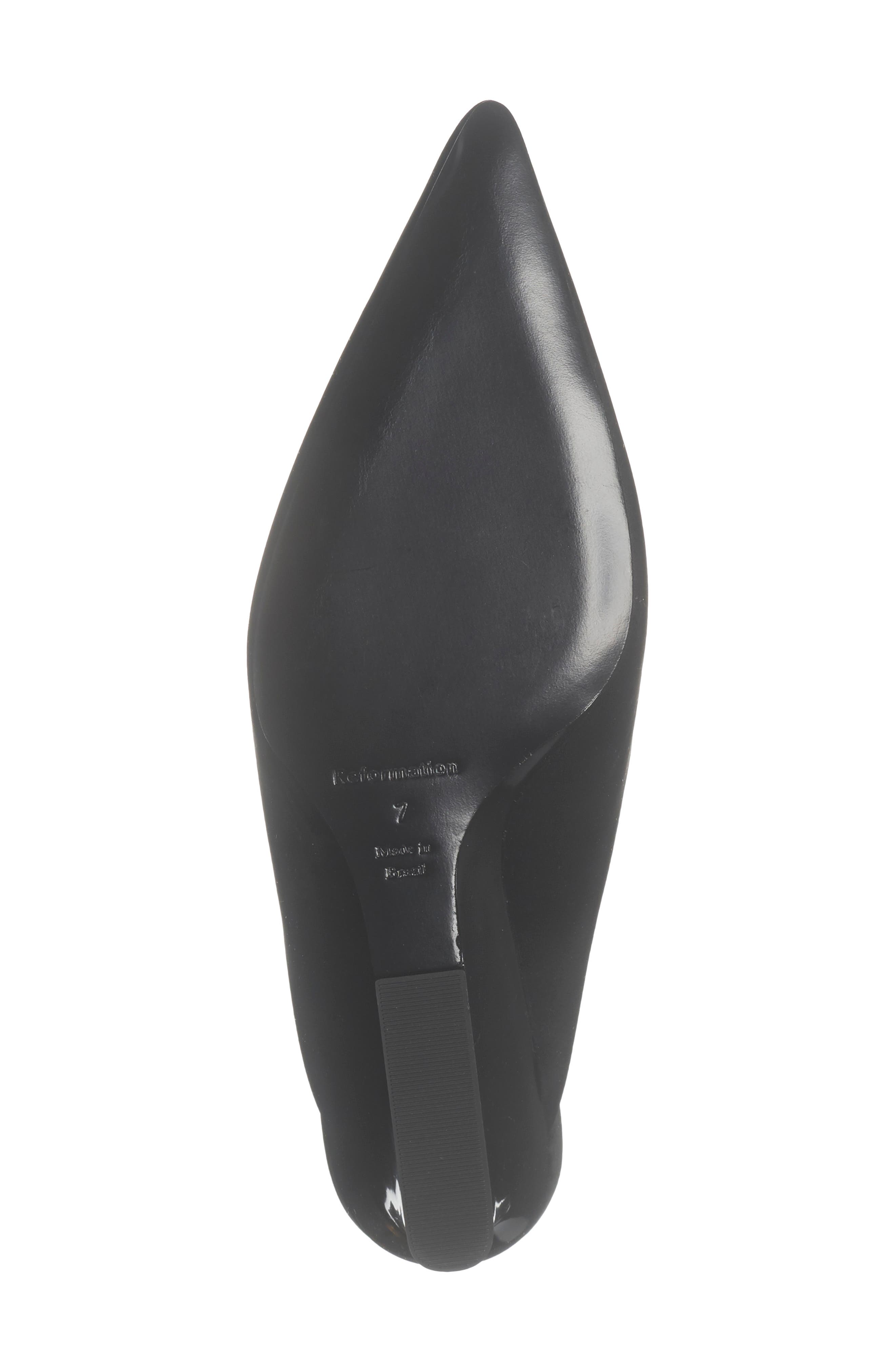 Marilyn Wedge Mule, Alternate, color, BLACK SATIN