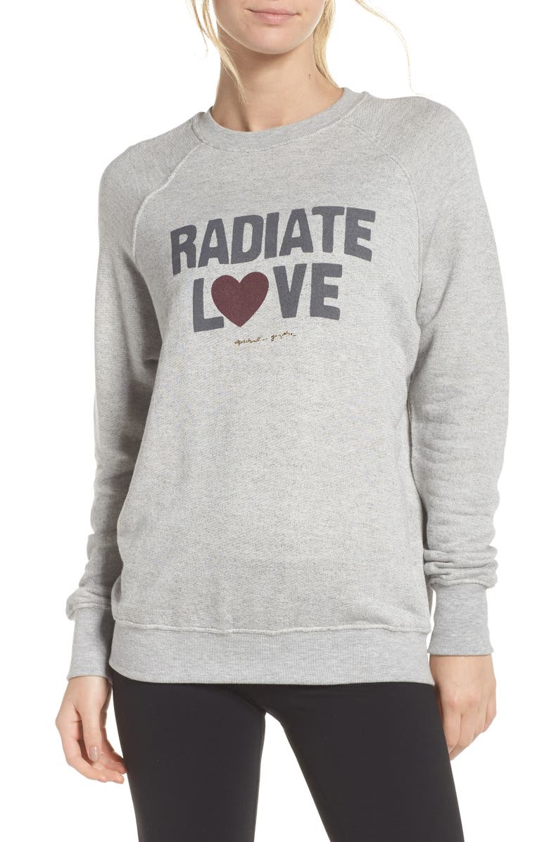 Spiritual Gangster Radiate Love Sweatshirt, Main, color,