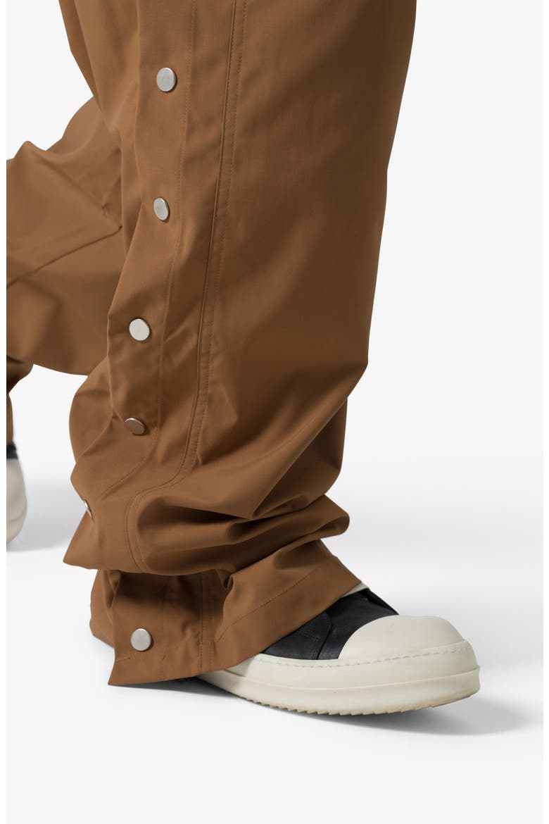 Side Snap Nylon Pants, Alternate, color, BROWN