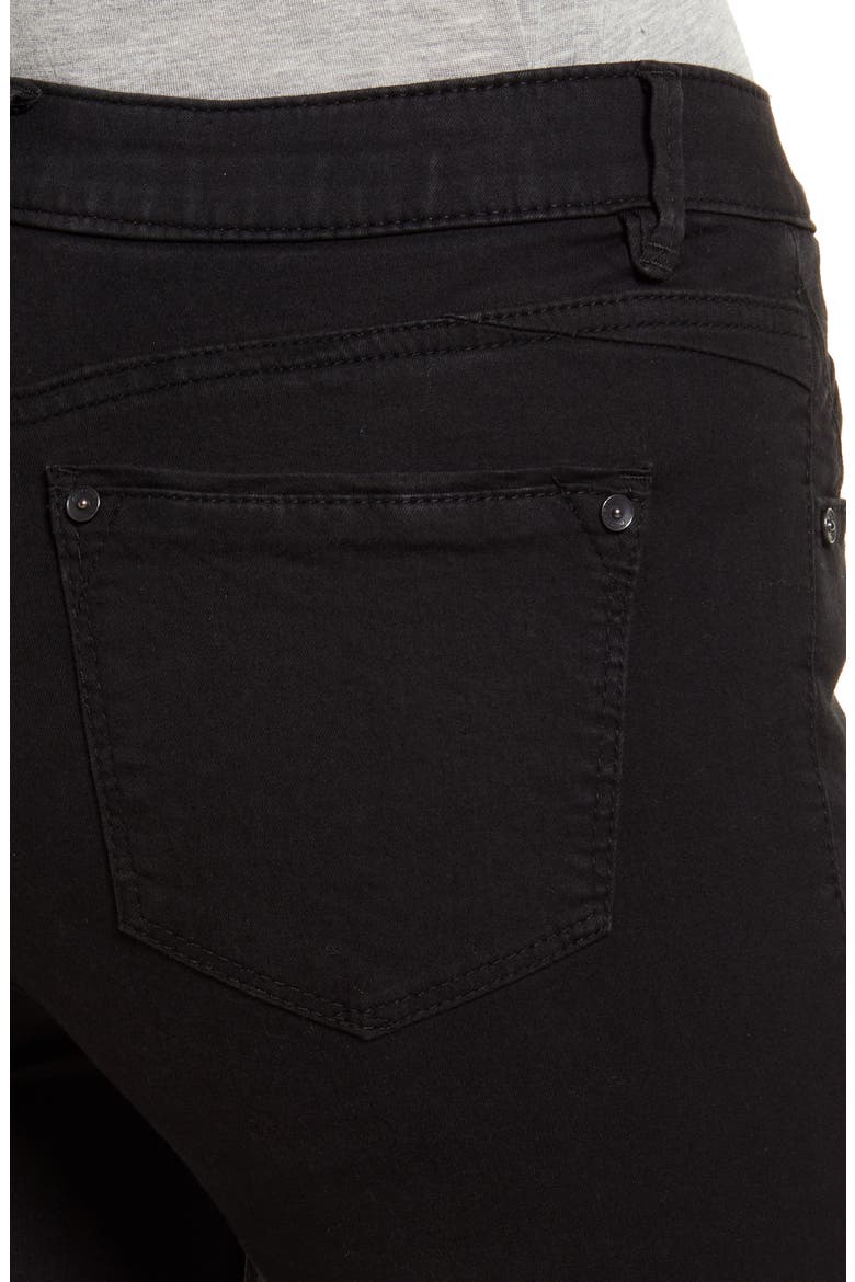 'Ab'Solution Stretch Skinny Jeans (Nordstrom Exclusive), Alternate, color, BLACK
