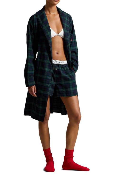 Cotton Short Robe