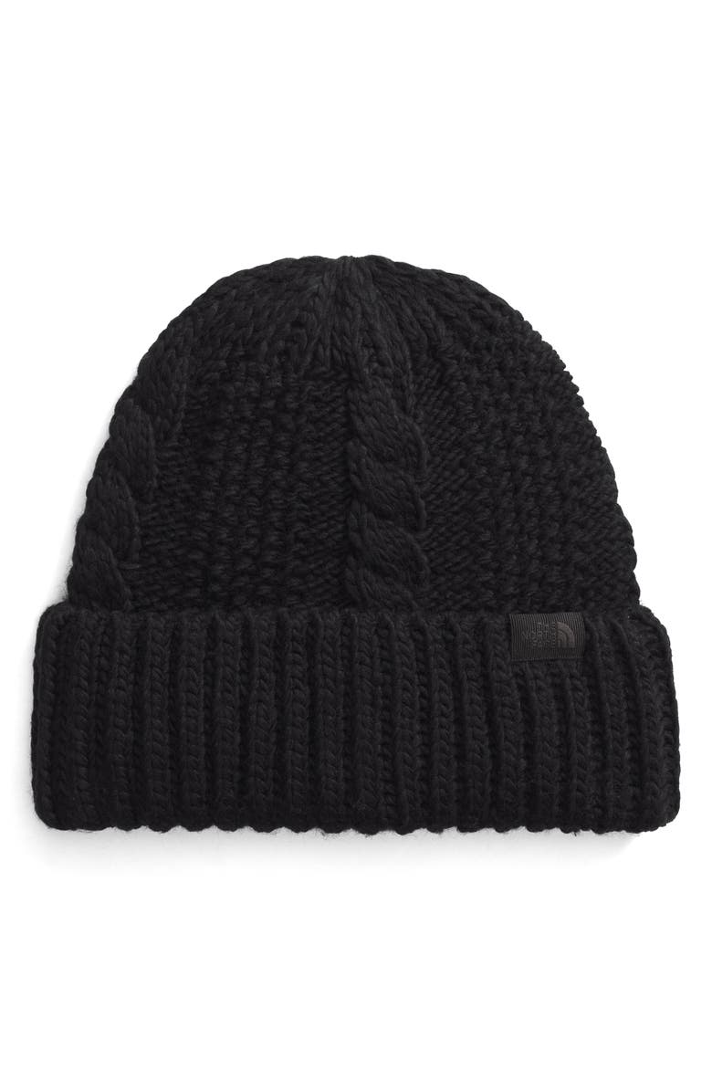The North Face Oh Mega Beanie, Alternate, color, Tnf Black/ Tnf Black