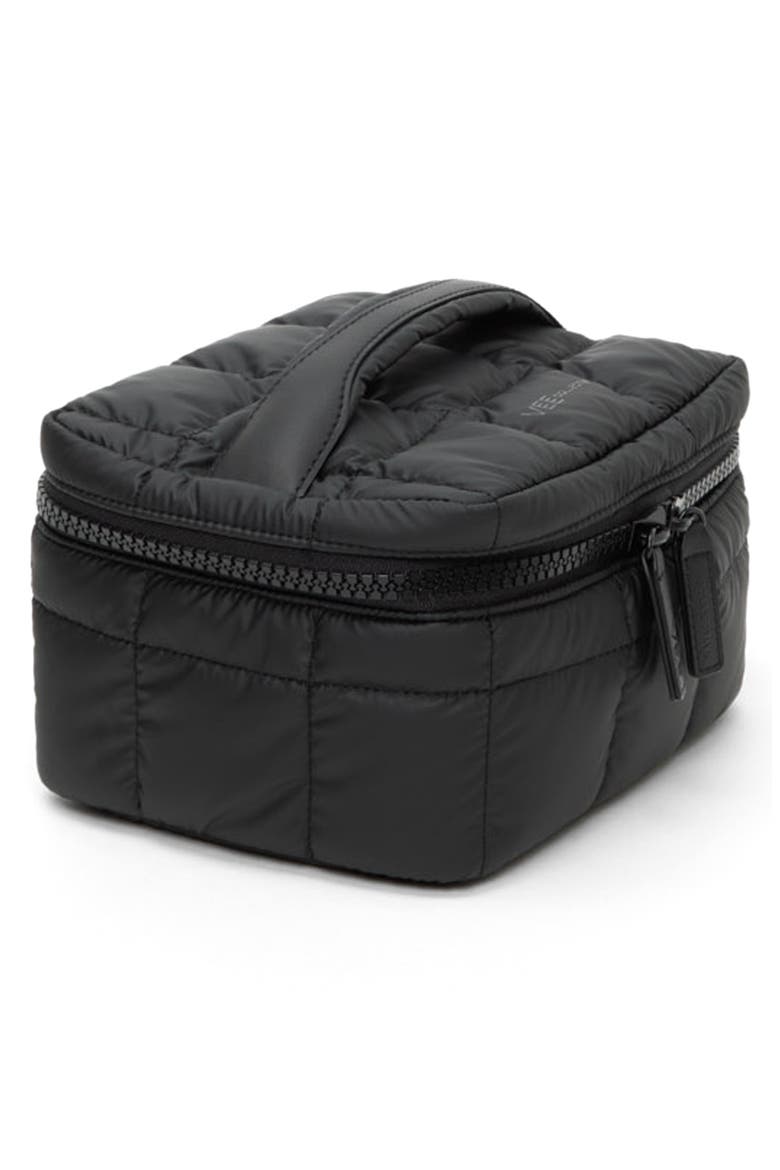 Porter Recycled Nylon Vanity Case, Alternate, color, MATT BLACK