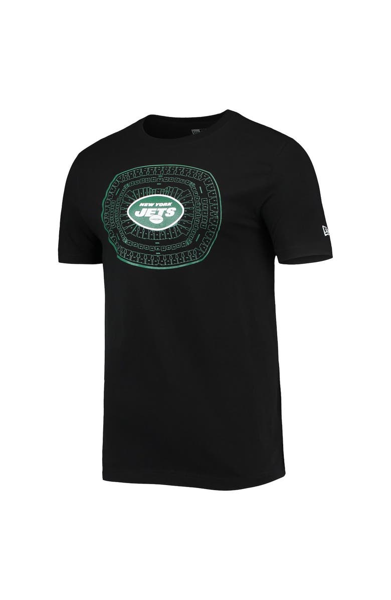 New Era Men's New Era Black New York Jets Stadium T-Shirt, Alternate, color,