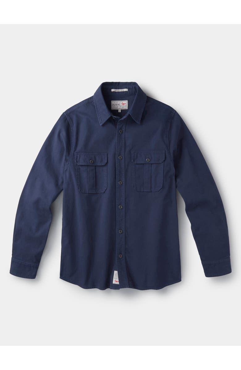 Aubin Dovedale Overshirt, Alternate, color, Navy