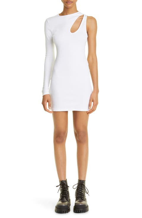 Gender Inclusive R4 Long Sleeve Knit Cutout Dress