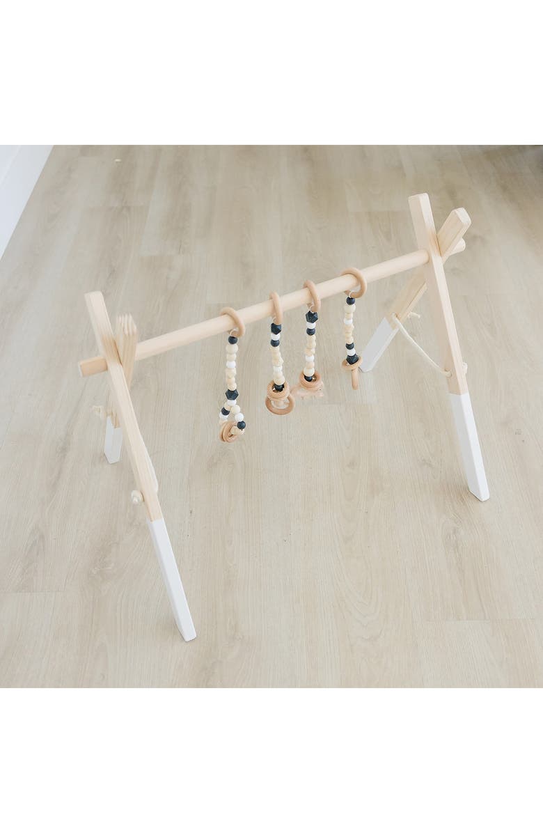Poppyseed Play Wooden Baby Gym, Alternate, color, 