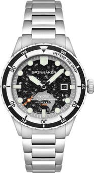 SPINNAKER x 4ocean Hass Sharks Limited Edition Automatic Bracelet Watch, 43mm