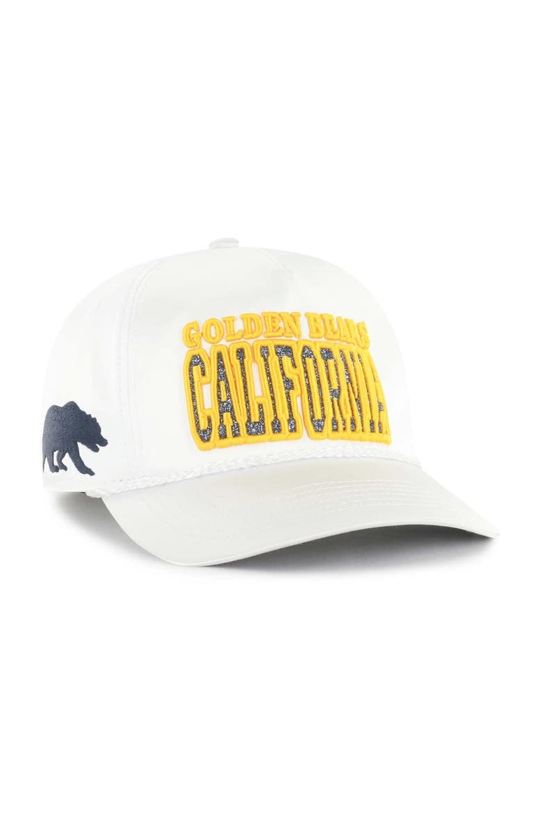 Women's '47 White Cal Bears Outspoken Hitch Adjustable Hat, Main, color, White
