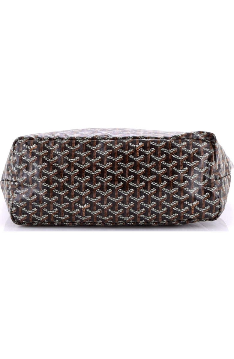 Pre-Owned Goyard Saint Louis Tote Printed Coated Canvas PM, Alternate, color, Brown