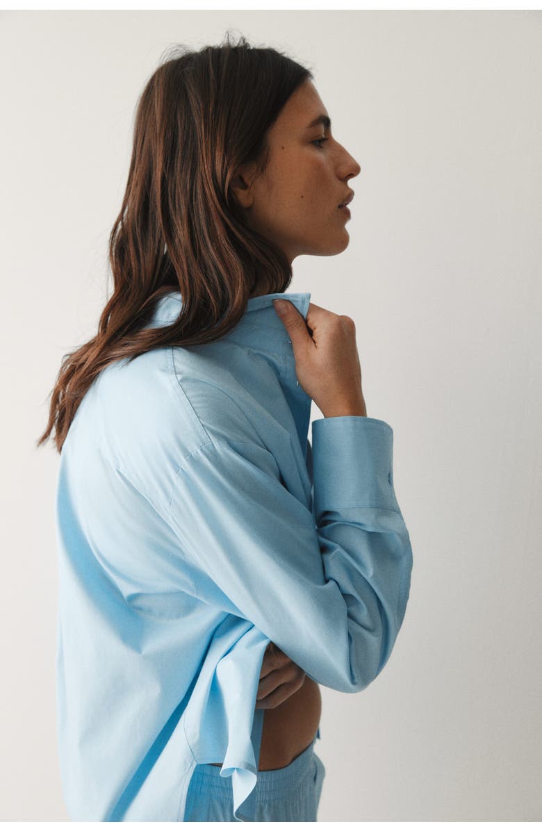 H&M Cotton Pyjamas, Alternate, color, Blue