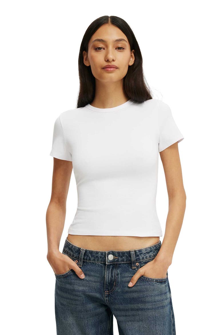 Women's Everyday Smooth Crew Tee, Main, color, White