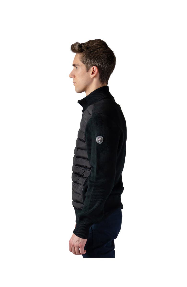 Woodpecker Men's Hybrid Knit Jacket, Alternate, color, Matte Black