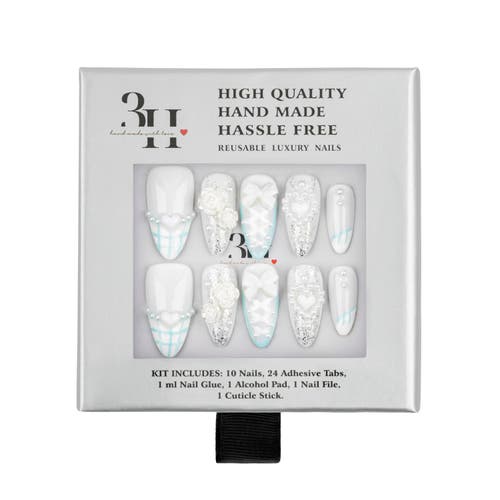 3h Nails Crystal Frost Luxury Hand Made Press On Nails