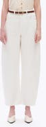 Bayeas Raw Hem Super High Waist Barrel Jeans
