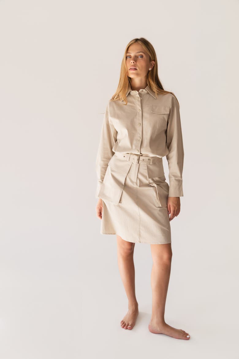 Lea Dress, Alternate, color, Beige