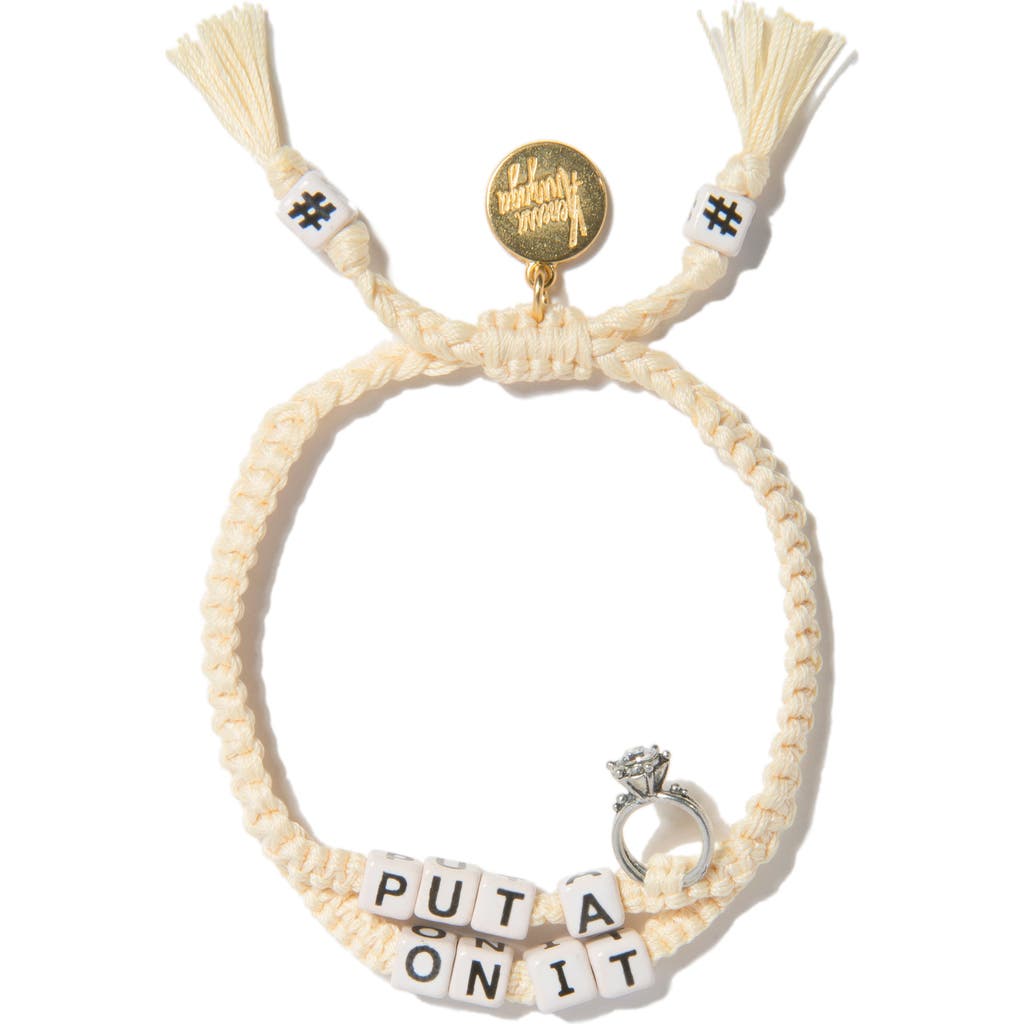Shop Venessa Arizaga Put A Ring On It Bracelet In White