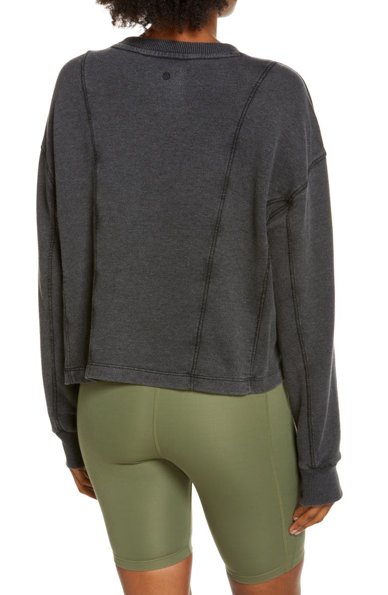 Zella Coastal French Terry Pullover, Alternate, color, 