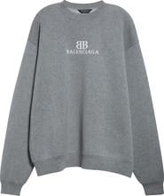 Balenciaga BB Logo Jacquard Crewneck Sweater