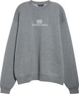 Balenciaga BB Logo Jacquard Crewneck Sweater