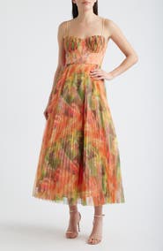 Hutch Pleated Cocktail Dress