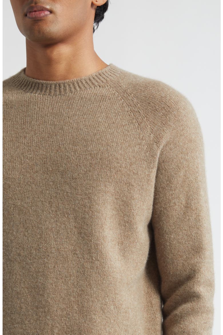 Lambswool Crewneck Sweater, Alternate, color, SANDSTONE