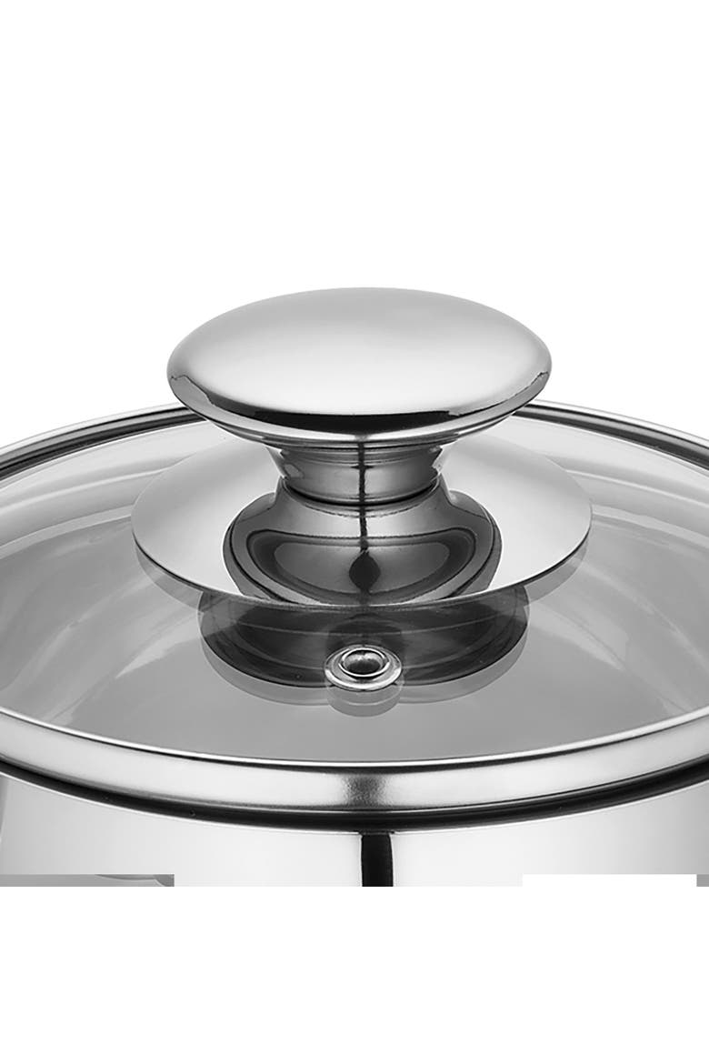 Mini Stockpot w/ Glass Lid, 1.6 qt., 6.25-Inch Diameter, Alternate, color, Silver