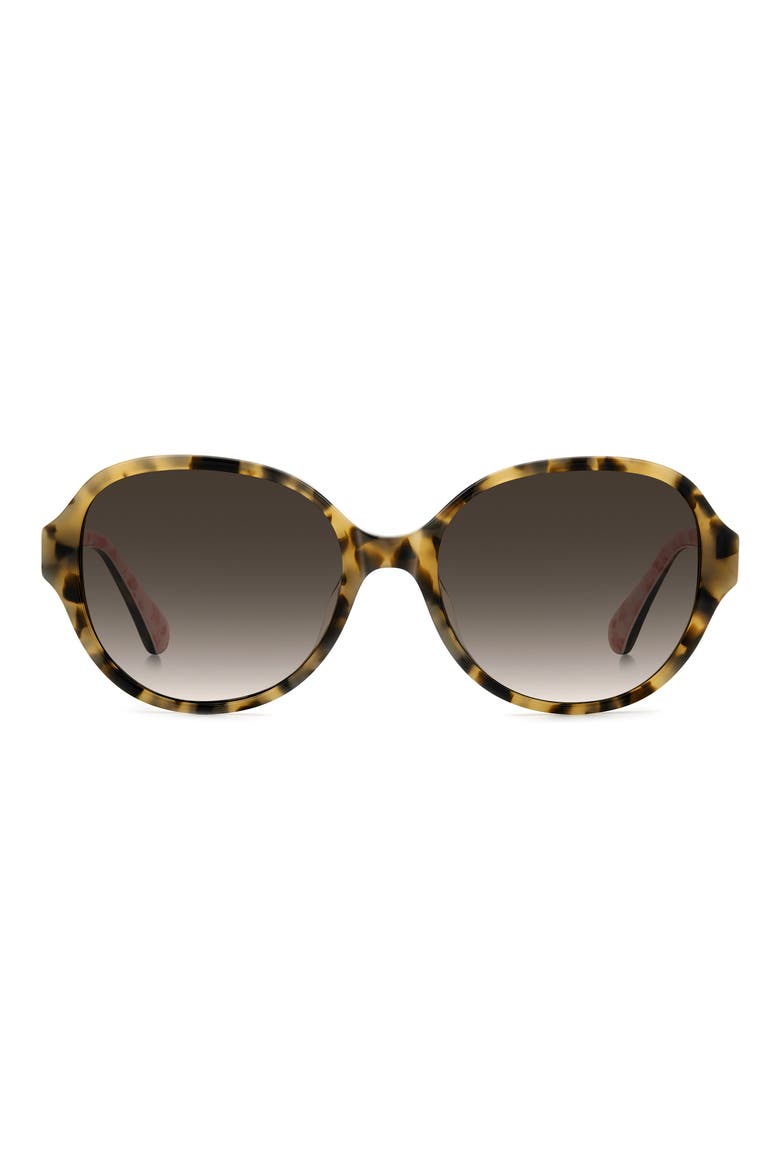 emalie 56mm gradient oval sunglasses, Main, color, 0086-HA