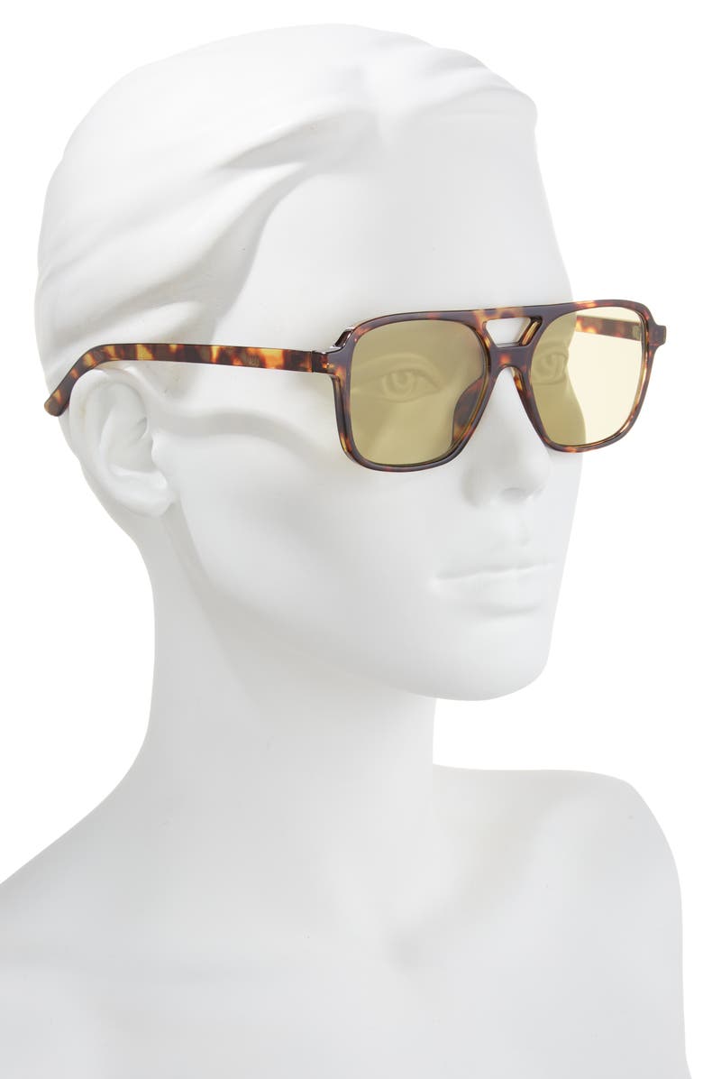 BP. Aviator Sunglasses, Alternate, color, Tortoise