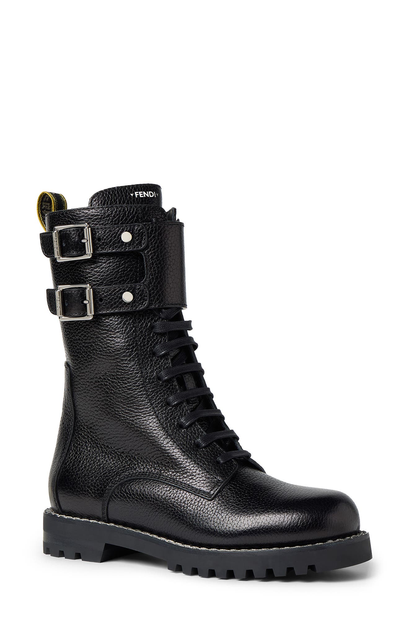 Biker Combat Boot, Main, color, F0QA1 NERO