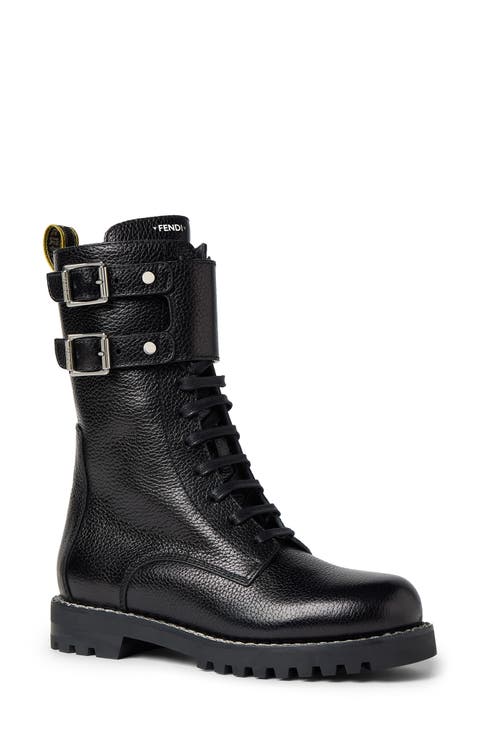 Biker Combat Boot