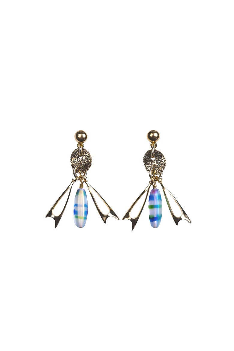 Flwr Chyld Earrings, Main, color, Multicolor