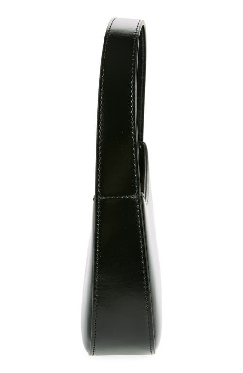 Mansur Gavriel Mini Bonbon Leather Shoulder Bag In Black