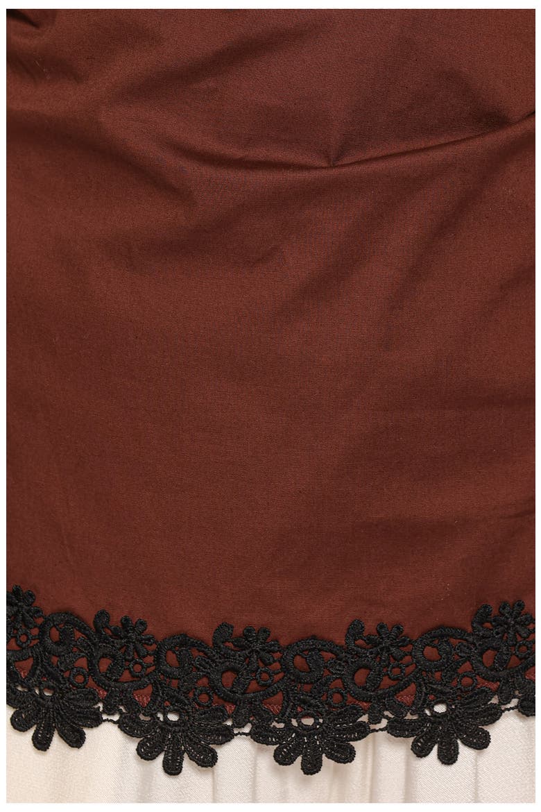 Shiloh Strapless Top, Alternate, color, CHOCOLATE