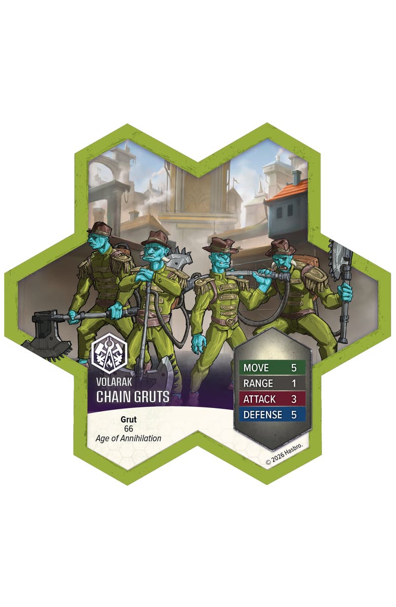 Renegade Game Studios Heroscape, Chain Gruts & Ramosaur Rider Common Army Expansion, Alternate, color, Multicolored