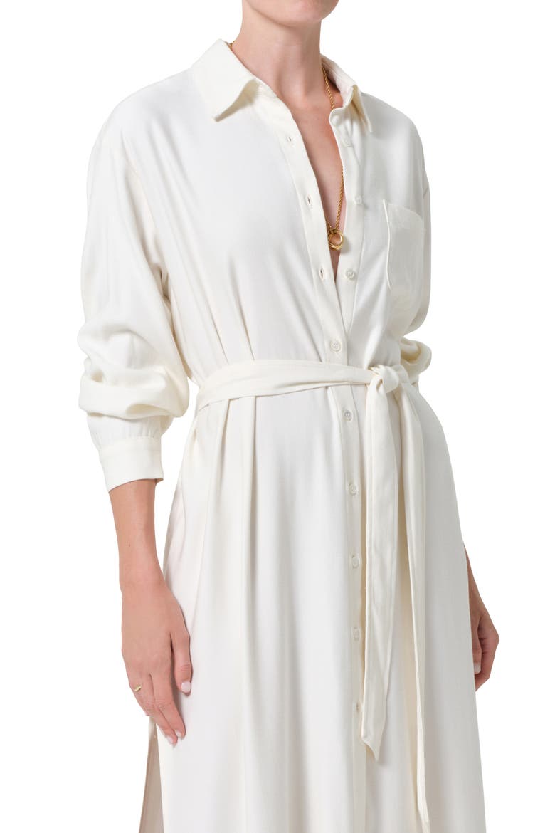 Camilla Long Sleeve Maxi Shirtdress, Alternate, color, MOONLIGHT