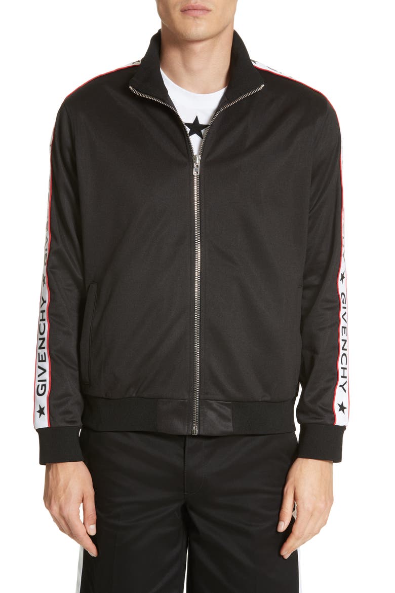 Track Jacket, Main, color, BLACK