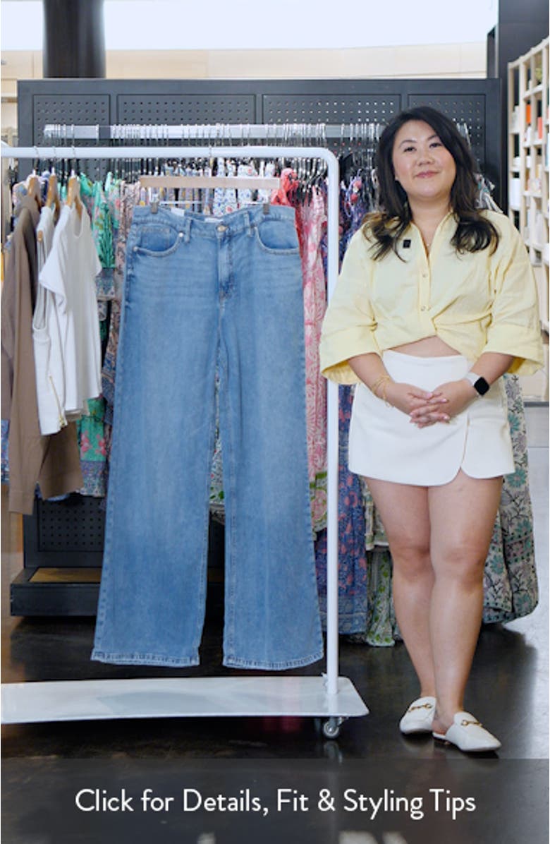 Weightless Good Standard Ease Wide Leg Jeans, sales video thumbnail