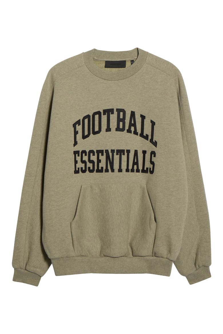 NFL League 90s Relaxed Crewneck Sweatshirt, Main, color, SEAL HEATHER