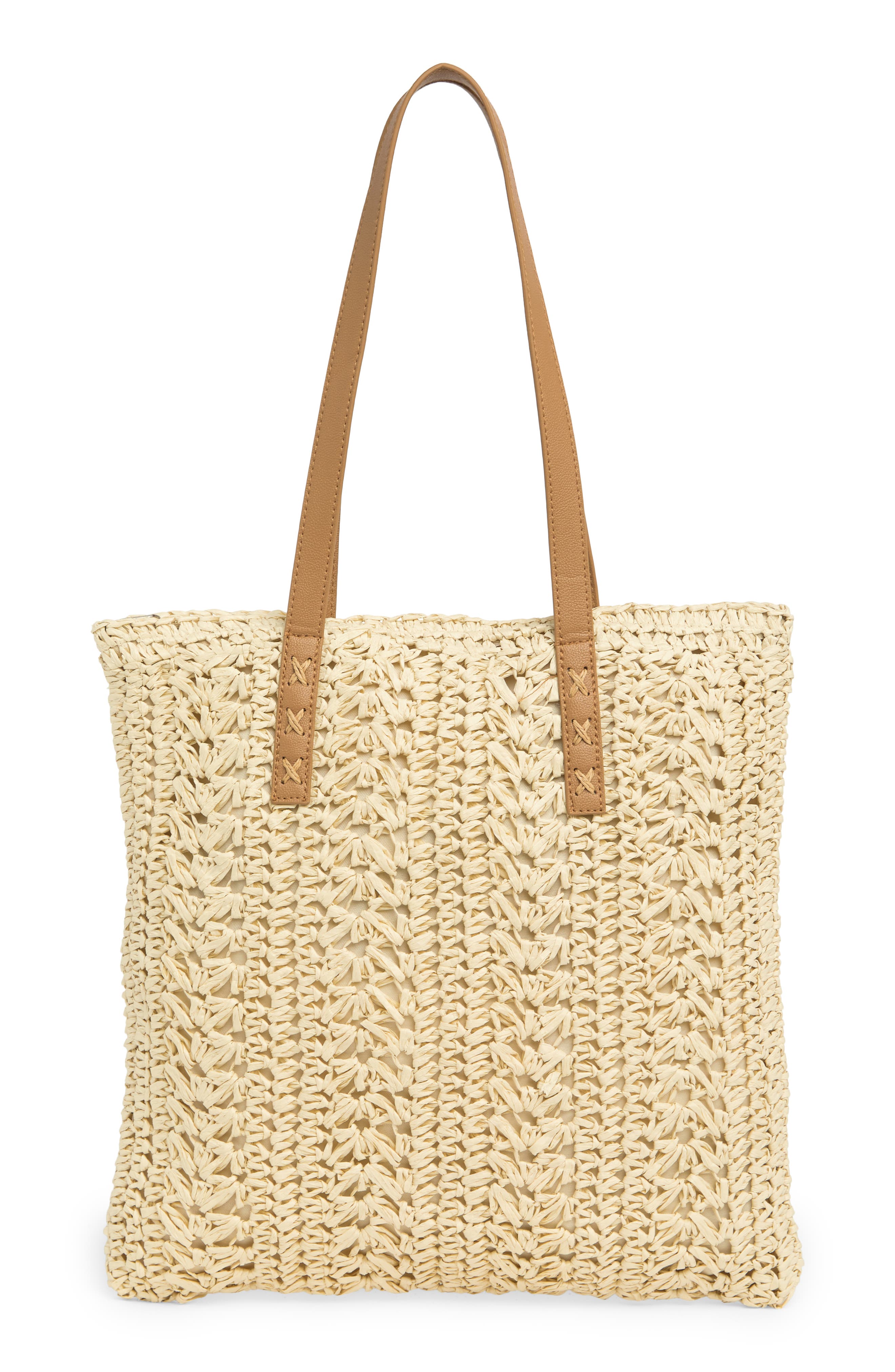 Lulla Collection by Bindya Straw Shoulder Bag | Nordstromrack