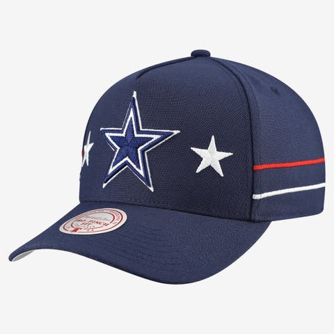 Men's Mitchell & Ness  Navy Dallas Cowboys America's Team Pro Pinch Snapback Hat