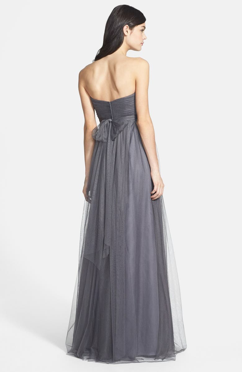 Jenny Yoo Annabelle Convertible Tulle Column Dress, Alternate, color,