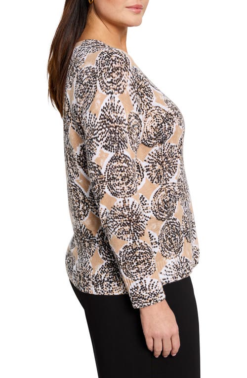 Nic + Zoe Nic+zoe Sand Dollar Supersoft Sweater In Neutral Multi