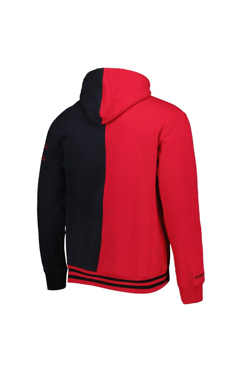Mitchell & Ness Men's Mitchell & Ness Red/Black Portland Trail Blazers Hardwood Classics Split Pullover Hoodie, Alternate, color, Red
