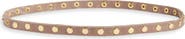 Ada 'Cala' Studded Skinny Leather Belt