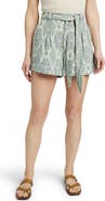 Faherty Isla Print Tie Waist Shorts